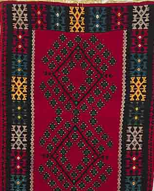 KELIM, TÜRKEI, 313 X 134CM, EHZ 2 FLOR WOLLE, CA.30 JAHRE