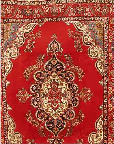 TÄBRIZ, PERSIEN, 330 X 245CM, EHZ 3 FLOR WOLLE, CA.40 JAHRE