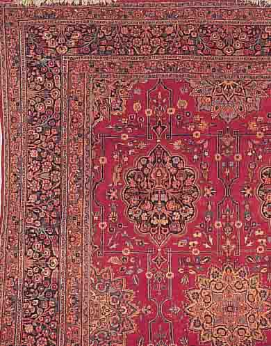 SABSEWAR, PERSIEN, 473 X 340CM, EHZ 3-4 FLOR WOLLE, CA.40 JAHRE
