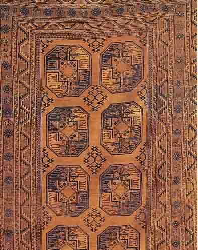 AFGHANE, 285 X 205CM, EHZ 4 WOLLE AUF WOLLE, CA.40 JAHRE