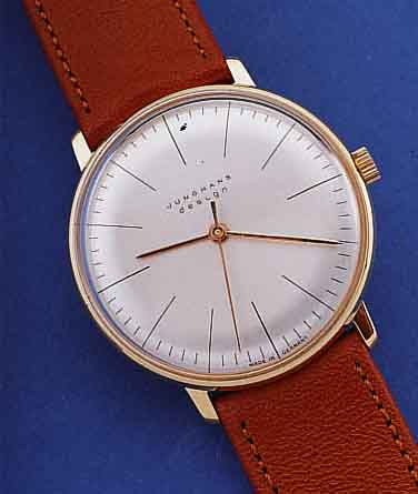 JUNGHANS HERRENARMBANDUHR MAX BILL EDITION, REF.-NR. 27/5703/705, NEUAUFL. WOHL 1997, ORIG.-ETUI, PAPIERE M. GARANTIEKARTE (UNAUS- GEF.), ...