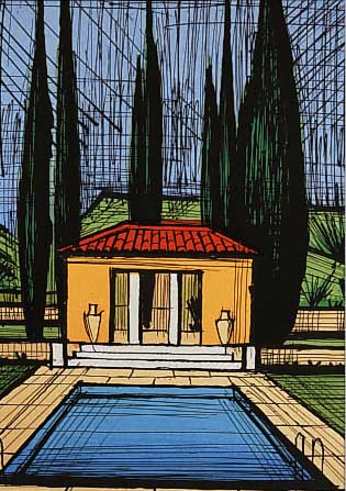 BUFFET, BERNARD, 1928-2000, ZWEI FARBLITHOS,AUS DEM WERKSVERZEICHNIS, MOURLOT, SAURET PARIS 1987, JE CA. 32 X 23,5 CM, PP