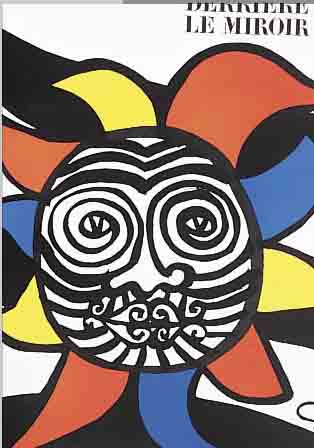 DERRIERE LE MIROR, HEFT 141 VON 1963 UND 156 VON 1966, ALEXANDER CALDER, BEIDE MIT JE 8 FARBLITHOGRAPHIEN, ED. GALERIE ...