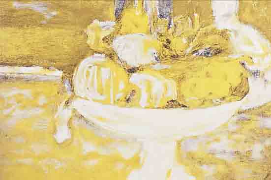 BONNARD, PIERRE, STILLEBEN MIT OBSTSCHALE, FARBLITHOGRAPHIE AUF BüTTEN, ED. GALERIE MAEGHT PARIS, CA. 39,5 X 45,5 CM