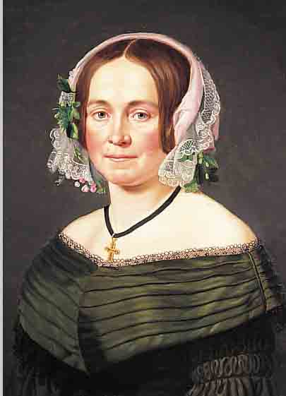 BIEDERMEIERKüNSTLER, UM 1840, ZWEI SEHR QUALTITäTSVOLLE GEGENSTüCKE IN BESTER ERHALTUNG, PAAR MITTLEREN ALTERS, WOHL ...