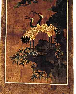 CHINA SEIDE, 137 X 69CM, EHZ 1-2 REINE NATURSEIDE, CA.20 JAHRE