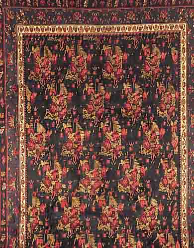 SIRJAN,PERSIEN CA 306 X 206 CM. FLOR WOLLE.EHZ 2.CA 20 JAHRE.