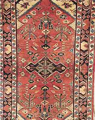 DARJASIN,PERSIEN CA 210 X 130 CM. .FLOR WOLLEEHZ 3.CA 40 JAHRE.