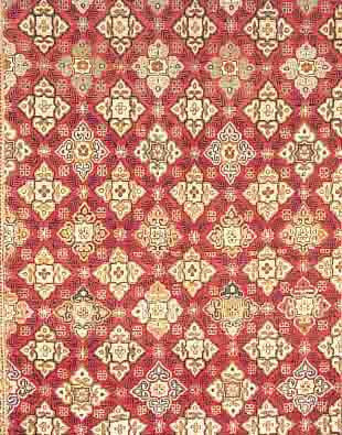 NADJAFABAD,PERSIEN CA 173 X 125 CM. FLOR WOLLE.EHZ 2.CA 50 JAHRE.