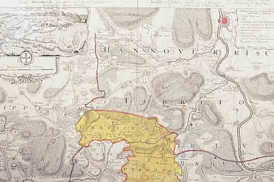 2 BLATT KARTEN VON PYRMONT UND WESERGEBIRGE, 1.) ALTKOLOR. KUPFERSTICHK. V. HOMANN, CA. 1752, DIE GRAFSCHAFT PYRMONT MIT DEM UM- LIEGENDEN ...