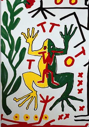 PENCK, A.R., FARBOFFSET, HANDSIGNIERT, CA. 53 X 38 CM, PP