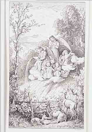 RICHTER, LUDWIG, 1803-1868, DREI HOLZSTICHE,MORGENTAU, CA, 17,5 X 10,5 CM; VON CHRIST- MARKT IN DRESDEN, CA. 13 X 10 CM; OHNE TITEL, CA. 19,5 X ...