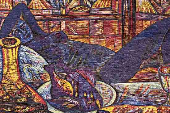 FEKETE, ESTEBAN, ZWEI FARBHOLZSCHNITTE: LA POULE, CA. 24 X 35 CM; DON GIOVANNI, CA. 19 X 15,5 CM, BEIDE HANDSIGNIERT