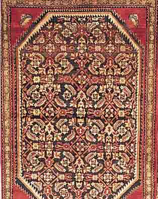 SIRJAN, PERSIEN, 234 X 147CM, EHZ 3 FLOR WOLLE, CA.30 JAHRE