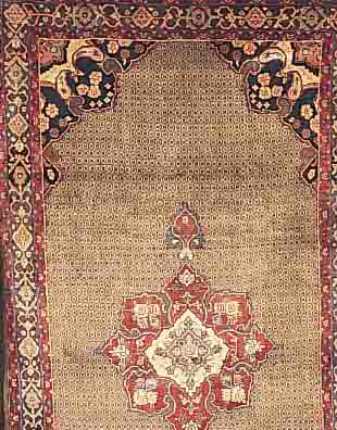 KOLIAI, PERSIEN, 290 X 152CM, EHZ 2 FLOR WOLLE, CA.40 JAHRE