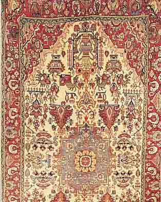 SAROGH, PERSIEN, 245 X 135CM, EHZ 3 FLOR WOLLE, CA.30 JAHRE