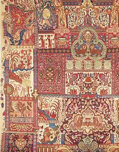KASHMAR, PERSIEN, 385 X 293CM, EHZ 3 FLOR WOLLE, CA.40 JAHRE