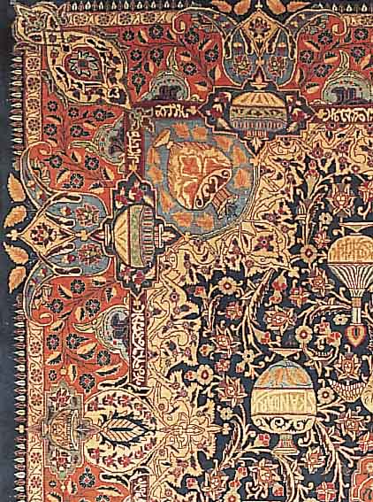 KASHMAR, PERSIEN, 389 X 290CM, EHZ 3 FLOR WOLLE, CA.30 JAHRE