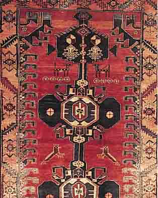 TAFRESH, PERSIEN, 288 X 108CM, EHZ 2 FLOR WOLLE, CA.50 JAHRE