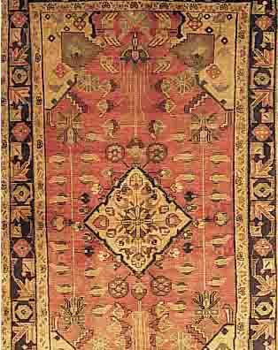 ARMANIBAFT, PERSIEN, 230 X 135CM, EHZ 2 FLOR WOLLE, CA.50 JAHRE