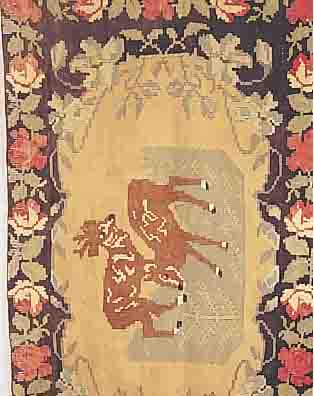 KARABAGH-KELIM, RUSSLAND, 185 X 114CM, EHZ 3, WOLLE AUF WOLLE, UM 1870