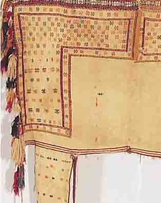 AFSHAR PFERDEDECKE, 155 X 98CM, EHZ 4 WOLLE AUF WOLLE, CA.60 JAHRE