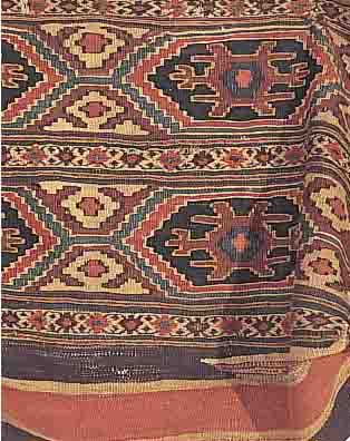 MAFRASH RUSSLAND, 110 X 47CM, EHZ 2 WOLLE AUF WOLLE, UM 1910