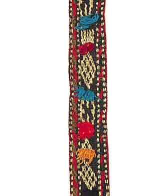 GASHGAI ZELTBAND, PERSIEN, 500 X 10CM, EHZ 3, WOLLE AUF WOLLE, CA.50 JAHRE