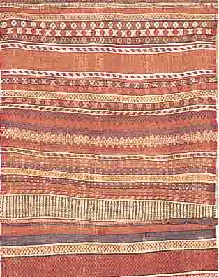 GASHGAI TSCHOWAL, PERSIEN, 71 X 71CM, EHZ S-3, WOLLE AUF WOLLE, CA.70 JAHRE