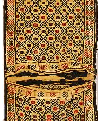 GASHGAI DOPPELTASCHE, 78 X 43CM, EHZ 4 WOLLE AUF WOLLE, UM 1920, KL.LOCH