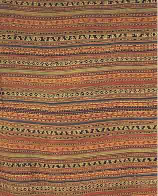 SHASAWAN CICIM, PERSIEN, 224 X 198CM, EHZ 3-4, WOLLE AUF WOLLE, UM 1920