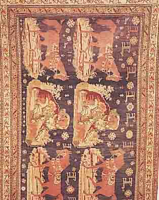 KARABAGH, RUSSLAND, 290 X 129CM, EHZ 2-3 WOLLE AUF WOLLE, UM 1920