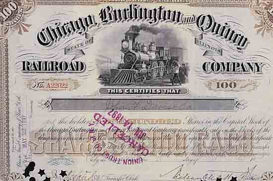 SAMMLUNG AUS 22 AKTIEN, USA, 1853-1970, BUNT LITHOGRAPHIERT, MEIST VON VERSCH. EISENBAHN-KOMPANIEN, TEILS MIT REICH VERZIERTEN ...