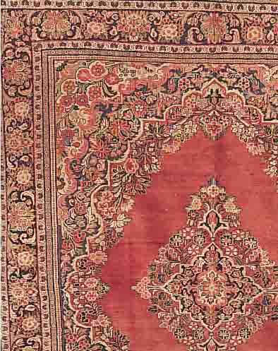 SAROGH MAHAL, PERSIEN, 410 X 320CM, EHZ 3 FLOR WOLLE, CA.40 JAHRE