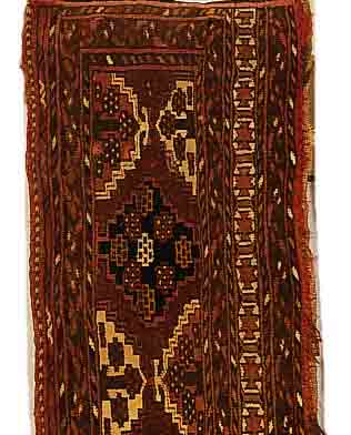 TSCHAUDOR, PERSIEN, 140 X 37CM, EHZ 2 WOLLE AUF WOLLE, UM 1940