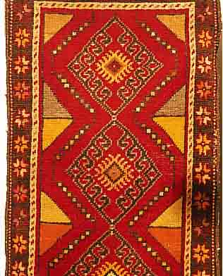 YASTIK, TÜRKEI, 88 X 50CM, EHZ 3-4 WOLLE AUF WOLLE, UM 1910