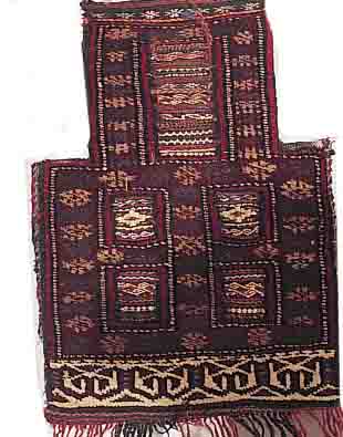 BELUTSCH SALZTASCHE, 50 X 35CM, EHZ 2 WOLLE AUF WOLLE, UM 1940