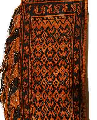 ERSARI, RUSSLAND, 100 X 38CM, EHZ 2 WOLLE AUF WOLLE, UM 1910