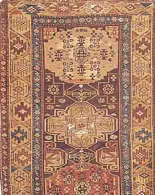 KARABAGH, RUSSLAND, 245 X 110CM, EHZ 4 WOLLE AUF WOLLE, UM 1900