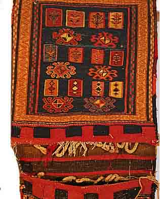 SHASAWAN, PERSIEN, 120 X 50CM, EHZ 2-3 WOLLE AUF WOLLE, UM 1920, SUMAKH