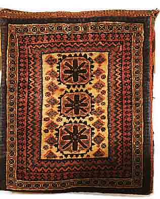 AFSHAR, PERSIEN, 42 X 36CM, EHZ 2 WOLLE AUF WOLLE, UM 1930