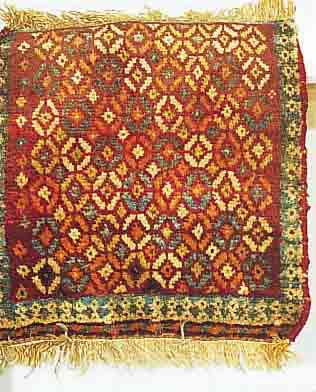 SHASAWAN, PERSIEN, 40 X 41CM, EHZ 4 WOLLE AUF WOLLE,