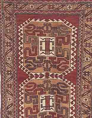 KARS, TÜRKEI, 173 X 120CM, EHZ 2-3 WOLLE AUF WOLLE, CA.40 JAHRE