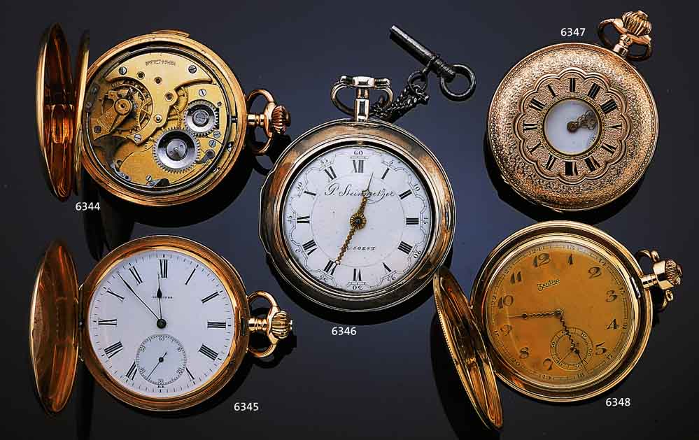 DÜRSTEIN/MONOPOL HERRENTASCHENUHR 1/2-SAVONET-TE, DEUTSCHLAND/SCHWEIZ UM 1905, ROSE-G. 585/000, BEIDE SCHALEN SYM. SCHMUCKGRAV., ...