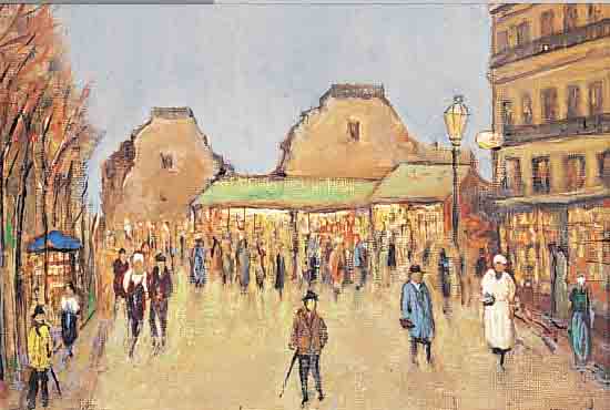 MADELAIN, GUSTAVE, *1867 CHARLY (AISNE) - 1944, STELLTE SEIT 1907 IM SALON DES INDEPENDANTS IN PARIS AUS, MALTE OFT ...