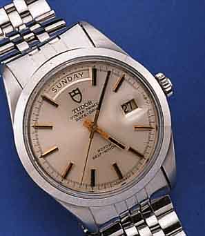 TUDOR HERRENARMBANDUHR OYSTER PRINCE DAYDATE, SCHWEIZ UM 1965, EDELST. INCL. EDELST.- JUBILEE-BAND, BODEN U. KRONE GESCHR., PRINZIP ROLEX, BEI ...