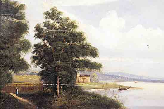 PAULY, FRANZ, *1837 ALDEGUND A. D. MOSEL - 1913 DüSSELDORF, SCHüLER DER DüSSELDORFER AKADEMIE, MALTE LANDSCHAFTEN VOM RHEIN, DER MOSEL ...