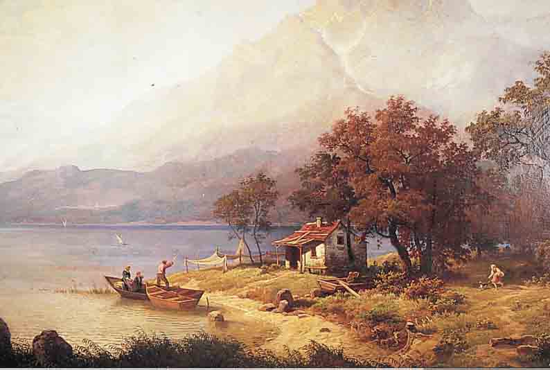 PORTTMANN, WILHELM, *1819 DüSSELDORF - 1893 DüSSELDORF, SCHüLER VON J. W. SCHIRMER AN DER DüSSELDORFER AKA- DEMIE ...
