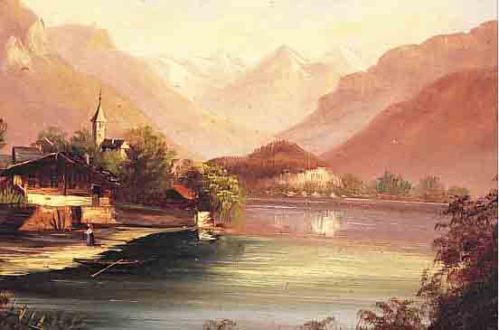 ROUX, HIPPOLYTE, *1852 STE. EUPHEMIE, DEPT. DROME, FRANZöSISCHER BLUMEN- UND LAND- SCHAFTSMALER, DER INSBESONDERE VIELE LAND- ...