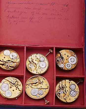 KONVOLUT: 6 TASCHENUHRWERKE, SCHWEIZER PRODUKTION, CA. 1900-1938, 2X IWC (NR. 474628 CA. 1912, 1X NR. 727487 CA. 1918, PERF. EMAIL-BL., ...